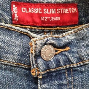 Classic slim stretch mom jeans