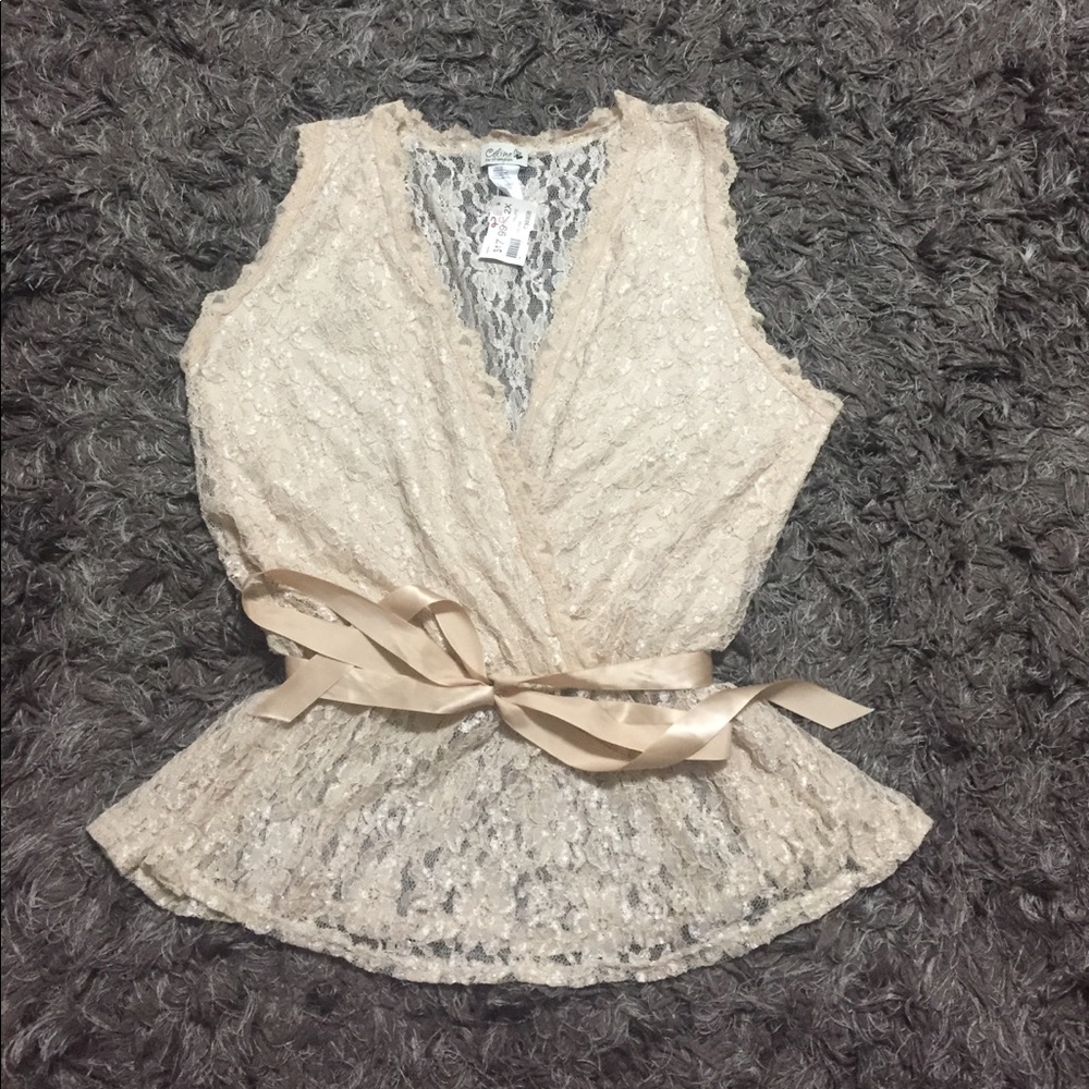 NWT sexy lace top