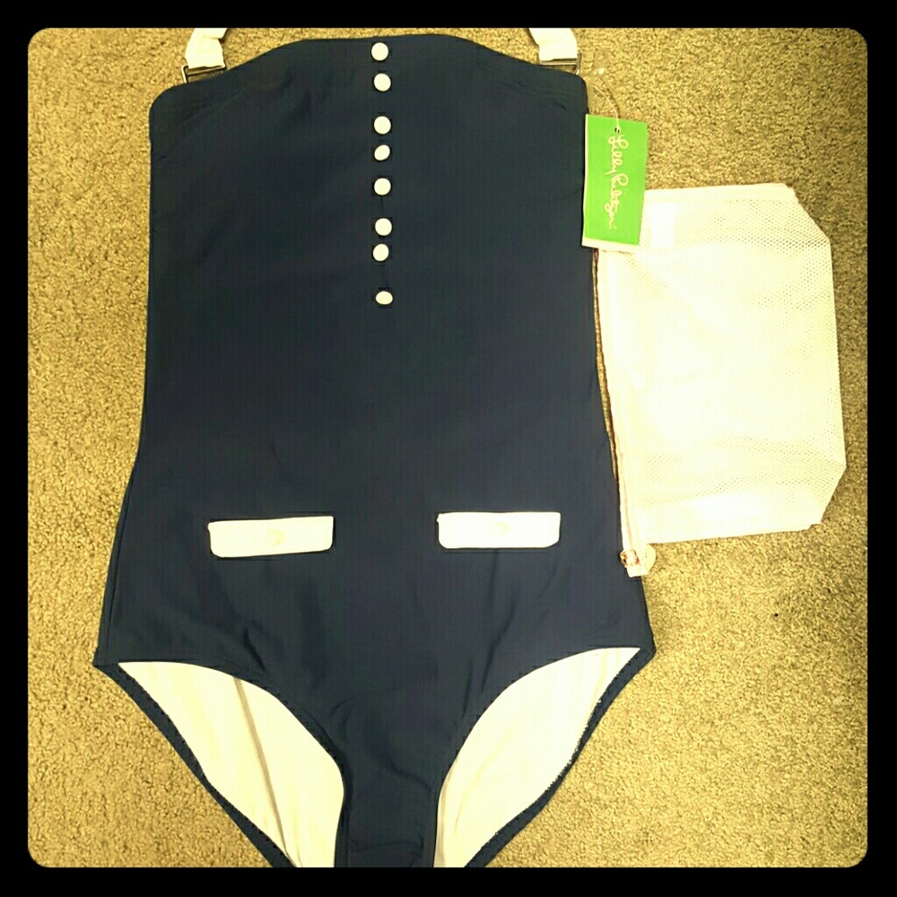 Lilly Pulitzer Sailor Bathing suit NWT
