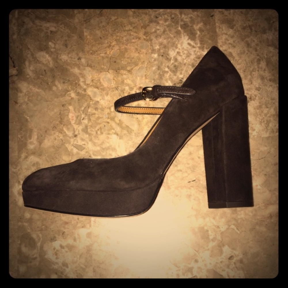 Coach Goldie Suede Chestnut
