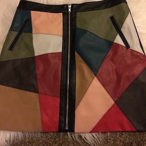 New leather Bcbg skirt