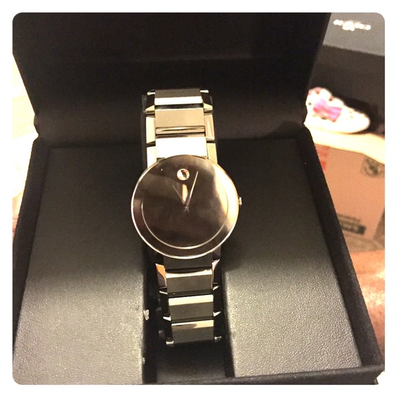 Movado Silver Sapphire