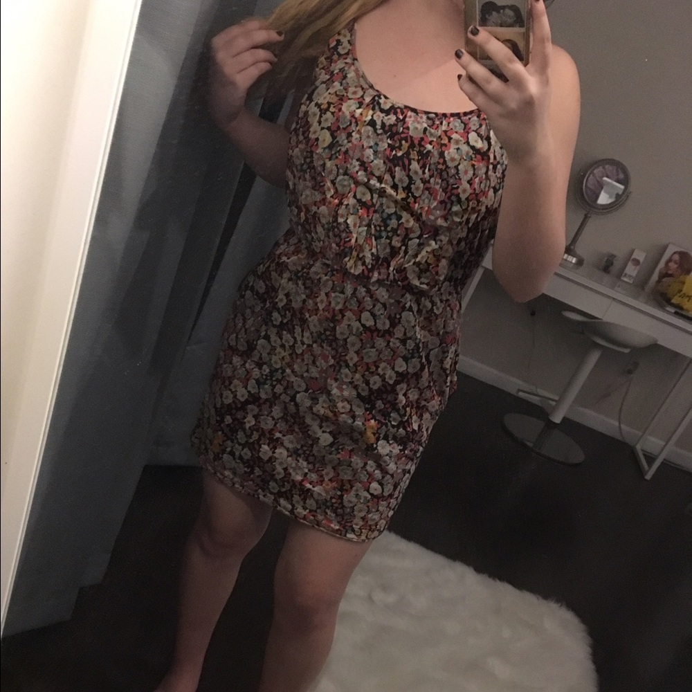 Floral mini dress