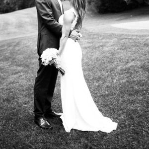 Custom designer wedding gown