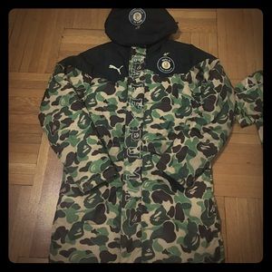 Bape x puma jacket