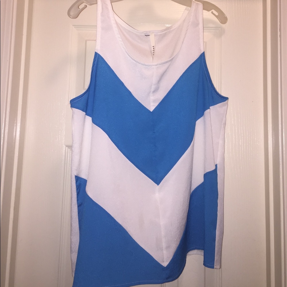 Chevron dressy tank