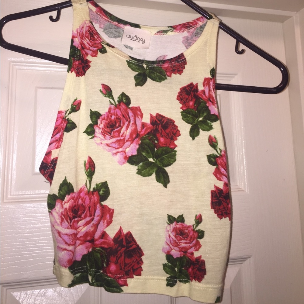 Floral crop top