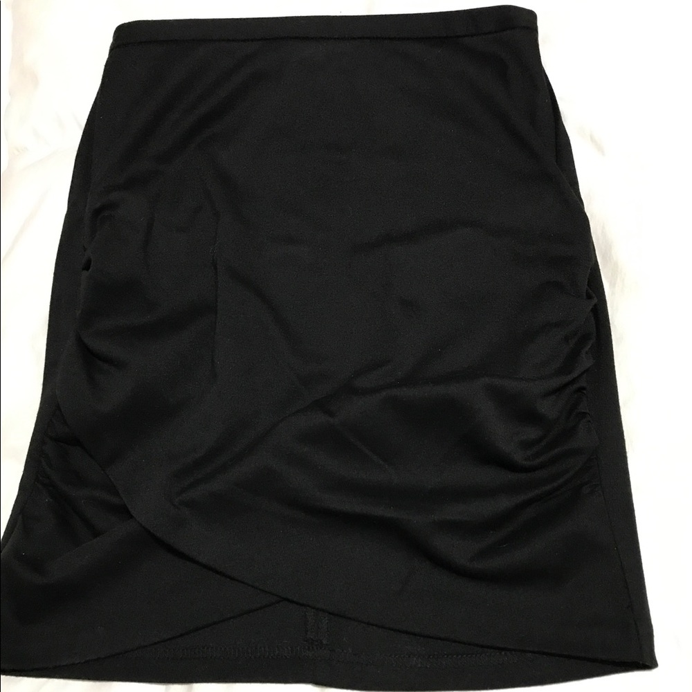 Black Wrap like Skirt