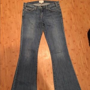CURRENT/ELLIOTT wide leg jeans size 28
