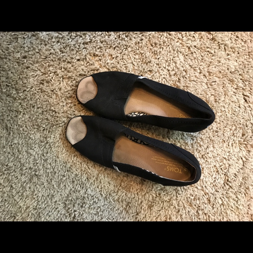 Toms wedges. Size 8. Worn twice