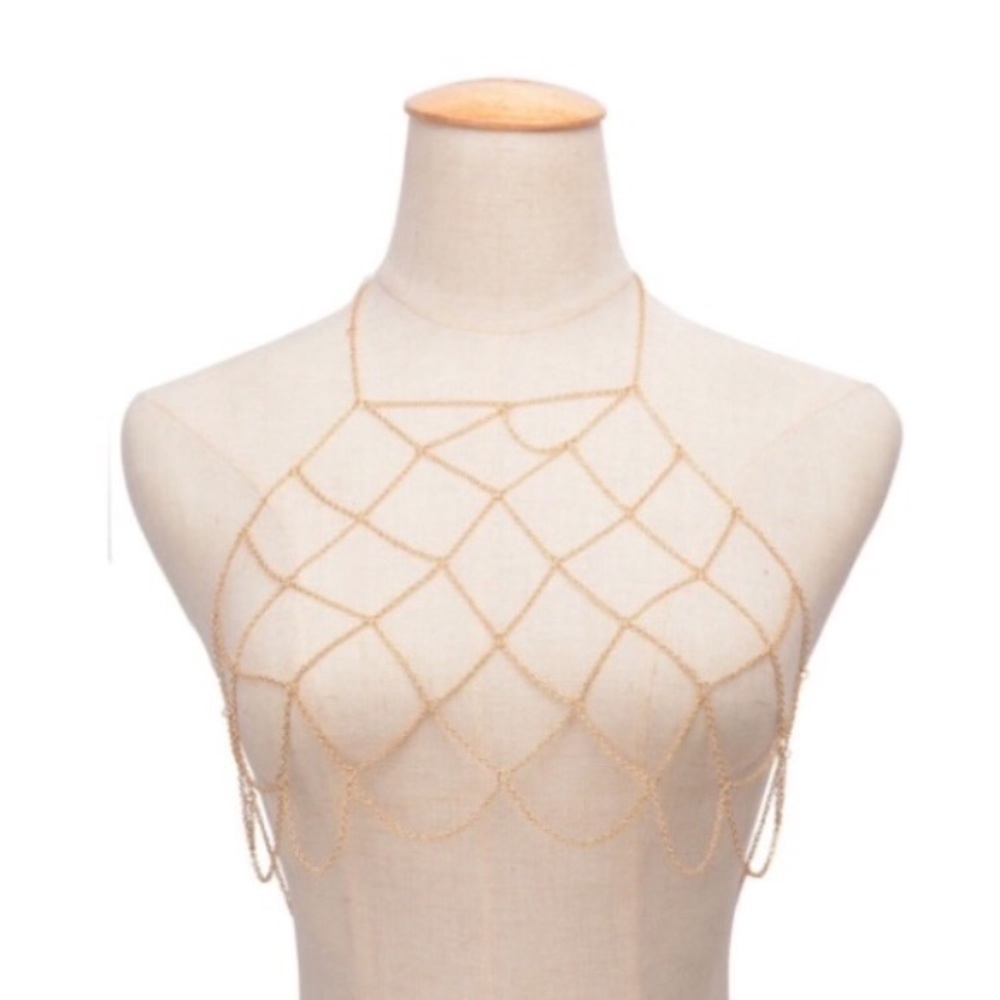 LAST // bikini body jewelry/bra body chain - Picture 3 of 4