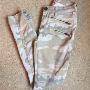 Camo Print Jeans