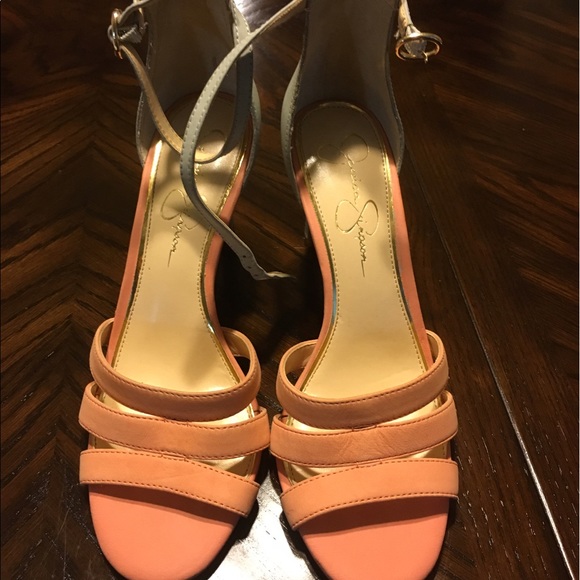 Jessica Simpson spring strapped heels - Picture 2 of 4