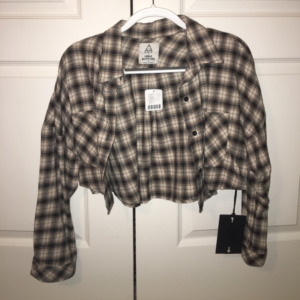 Urban Outfitters Cropped Flannel