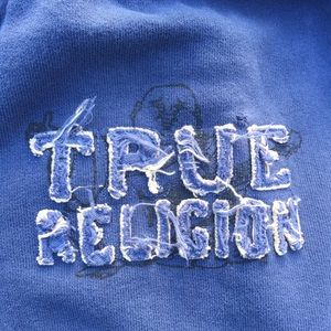 GUC AUTHENTIC TRUE RELIGION HOODIE SIZE L