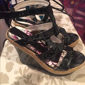 Ed hardy wedges