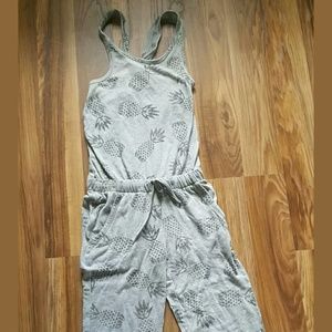 Pineapple printed jumpsuit XXS with pockets