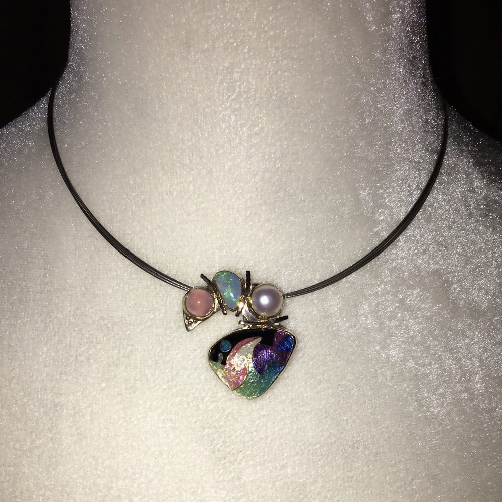 Cloisonné Necklace