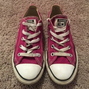 Girls Magenta Converse Size 13