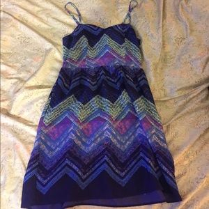 Multi-colored American Eagle dress, size 4