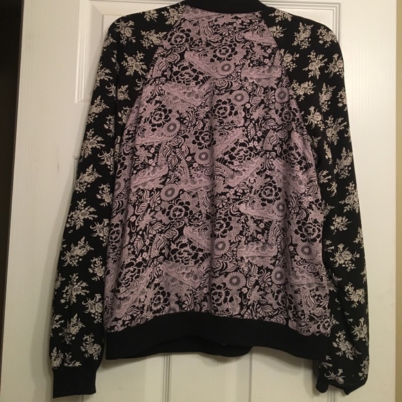 Free People Floral Bomber - Picture 4 of 5