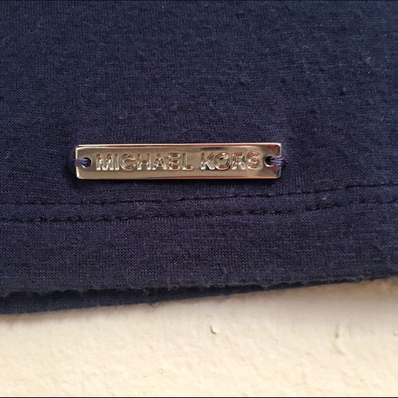 Michael Kors Navy Grommet Top - Picture 4 of 6