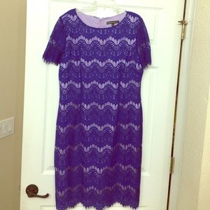 Preston and York Royal Blue Lace Dress