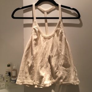 Ecote | Cream Racerback Tank | Size M