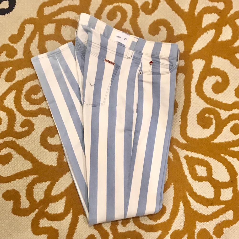 Hudson striped jeans