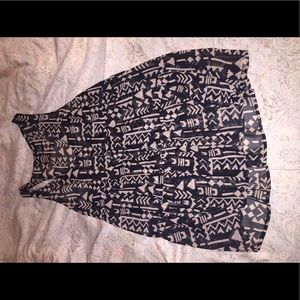 Forever 21 size medium,Aztec print, sheer dress