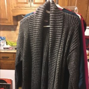 Marbled thick cardigan