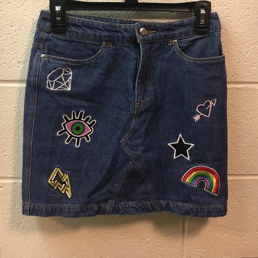 NEVER WORN denim skirt