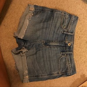 Hollister light wash, High-rise shorts🍃