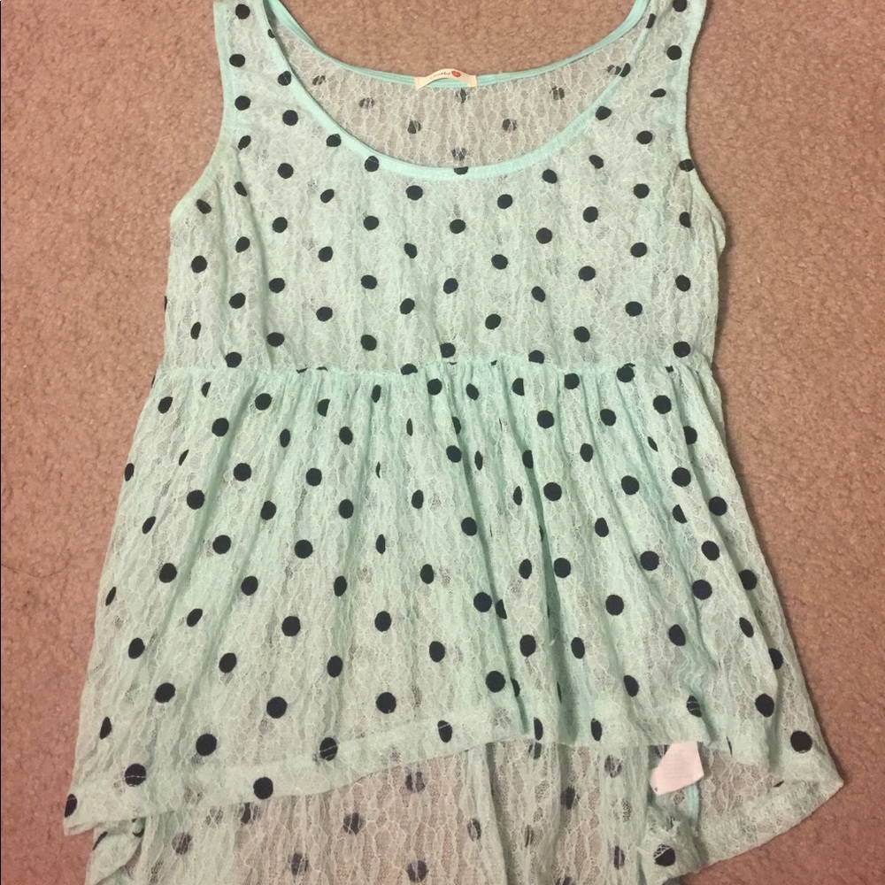 Polka dot top