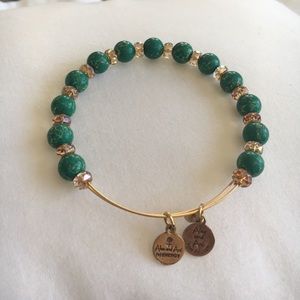 Emerald Alex and Ani Bracelet
