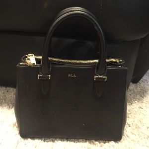 Ralph Lauren mini newbury double zipper Satchel