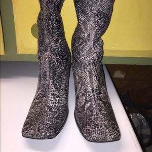 Vintage snakeskin boots. Great for a fun occasion