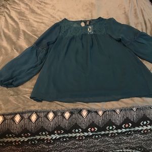 Torrid Long Sleeve Blouse