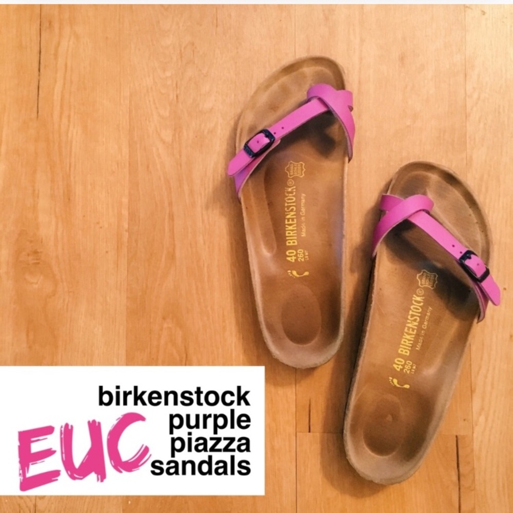 Size 40 Birkenstock purple