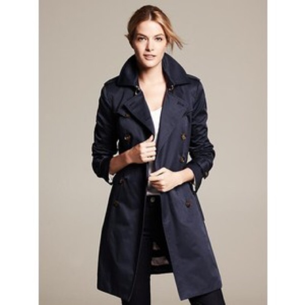 Navy Raincoat