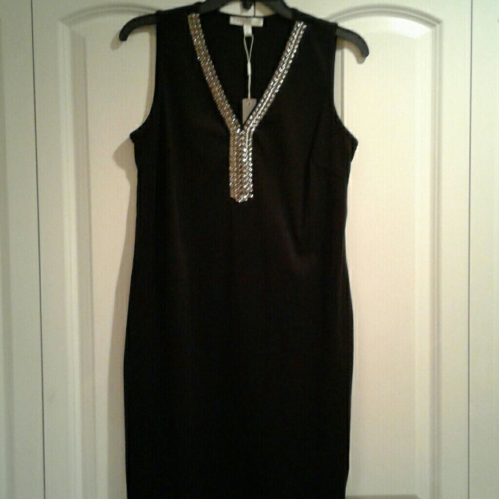 Black Soft Suede Dress