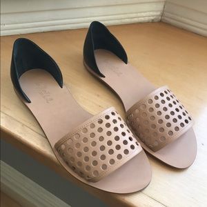 Loeffler Randall Black and Tan sandals