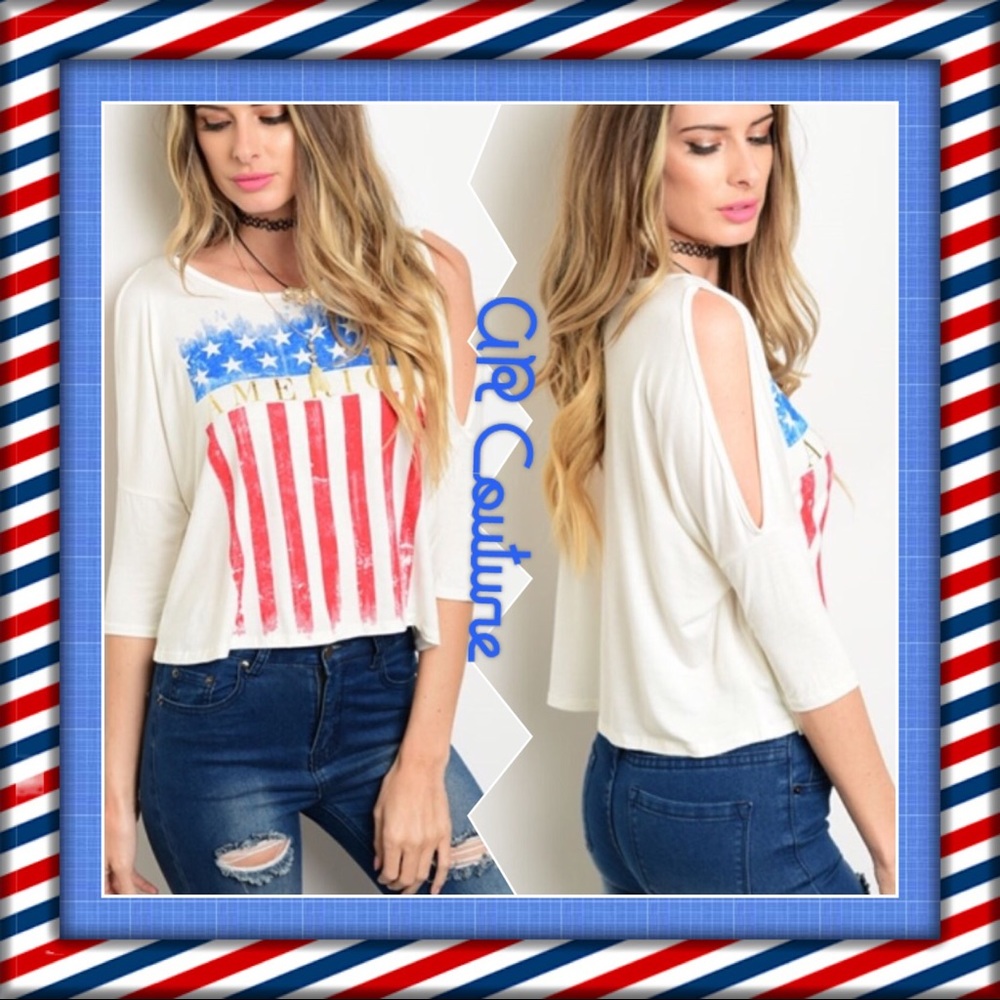 American flag Top