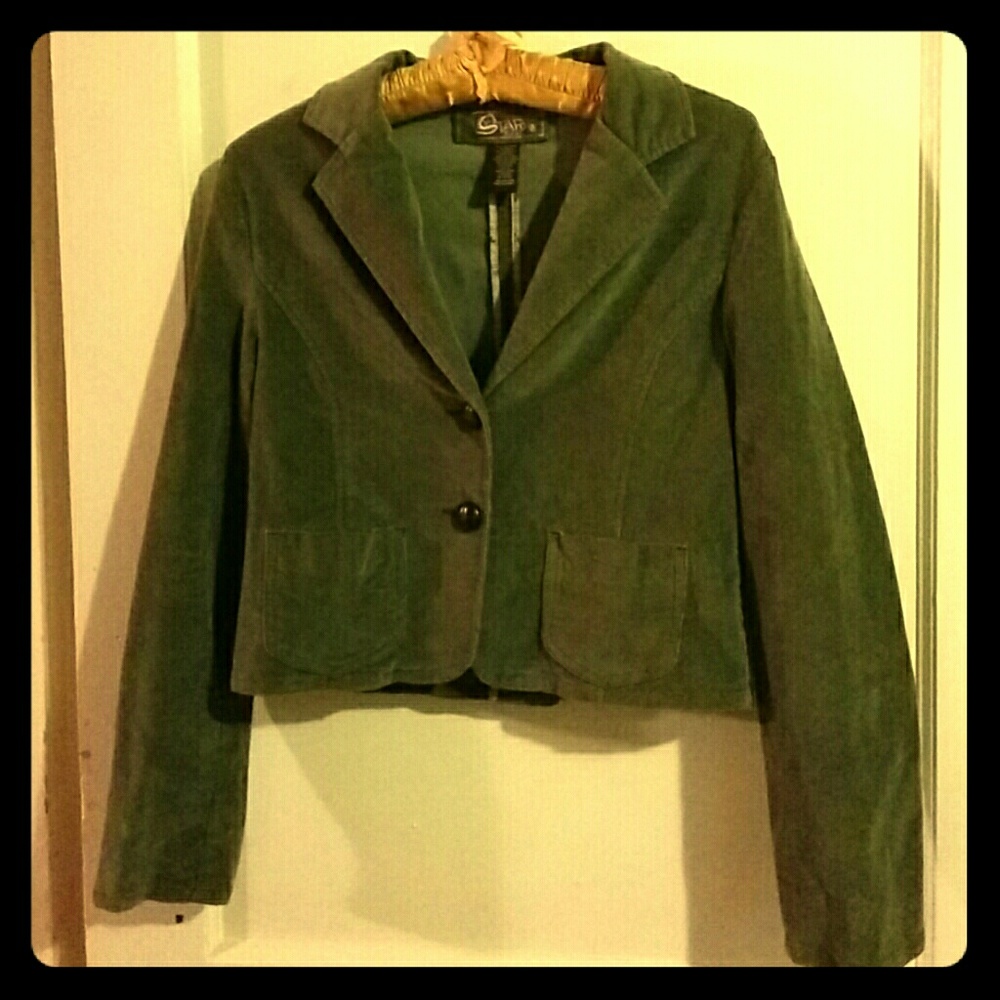 Moss green corderoy jacket