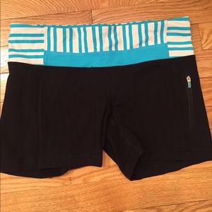 Lululemon spandex running shorts