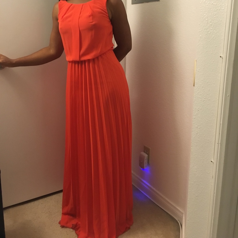Peach dress