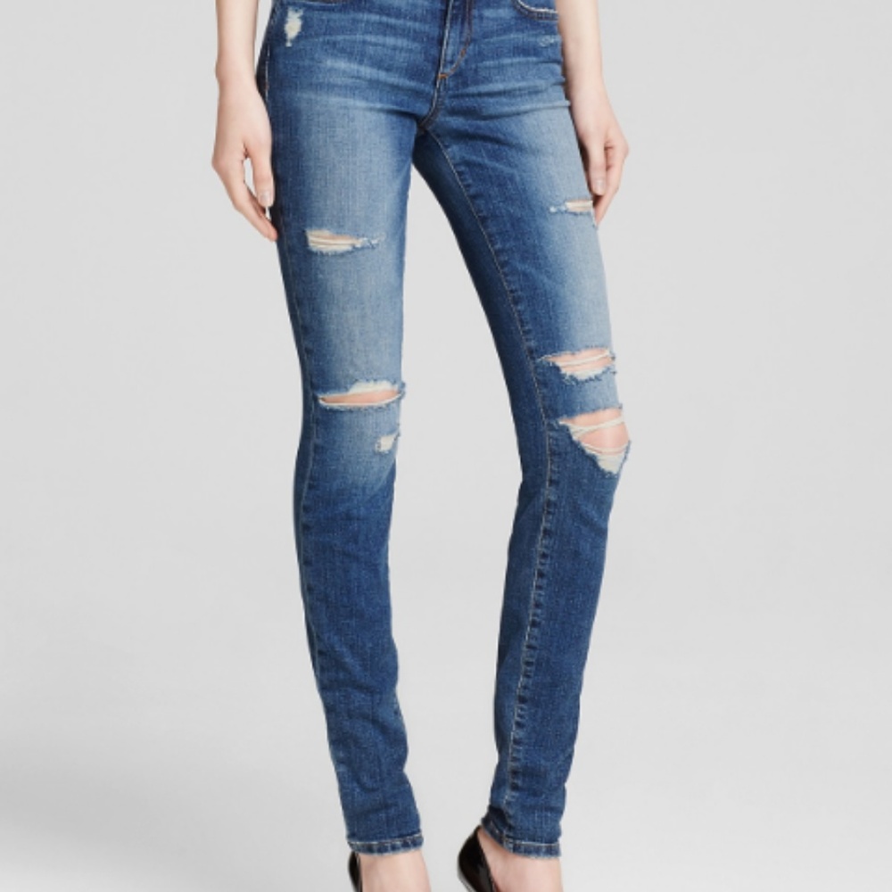 Distressed Joe's jeans
