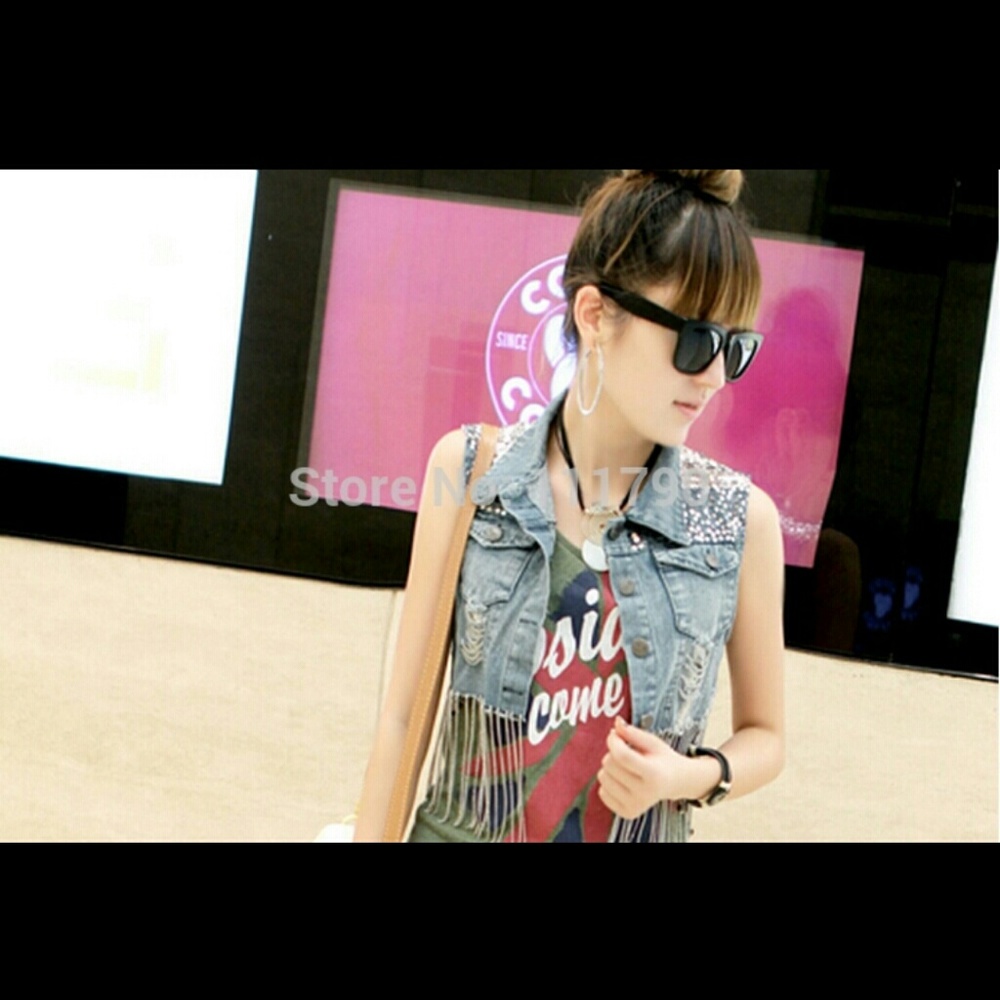 Vest with lots of bling
