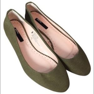 BDG Olive Flats