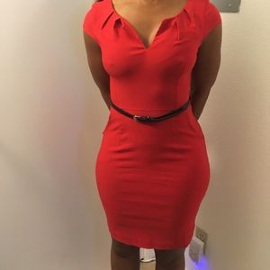 Red dress